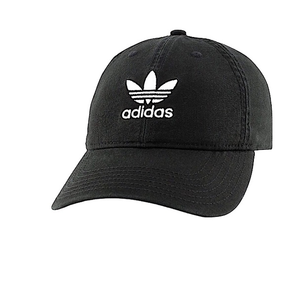 🆕🔥ADIDAS SUPER CUTE&STYLISH COMFY FIT BASEBALL HAT BLACK&WHITE LOGO ON FRONT - Picture 4 of 6